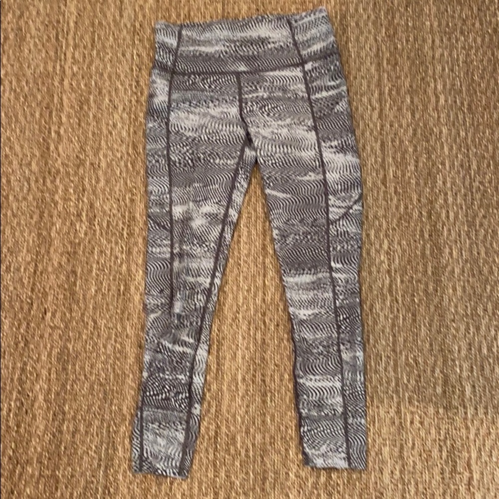 lululemon animal print fast and free leggings
